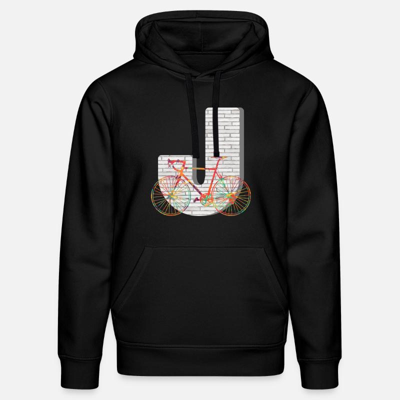 fahrrad e 249 j - Stanley/Stella Unisex Bio-Hoodie DRUMMER  - Schwarz