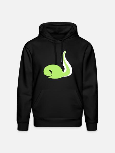 Frog tadpole - Stanley/Stella DRUMMER Unisex Organic Hoodie - black