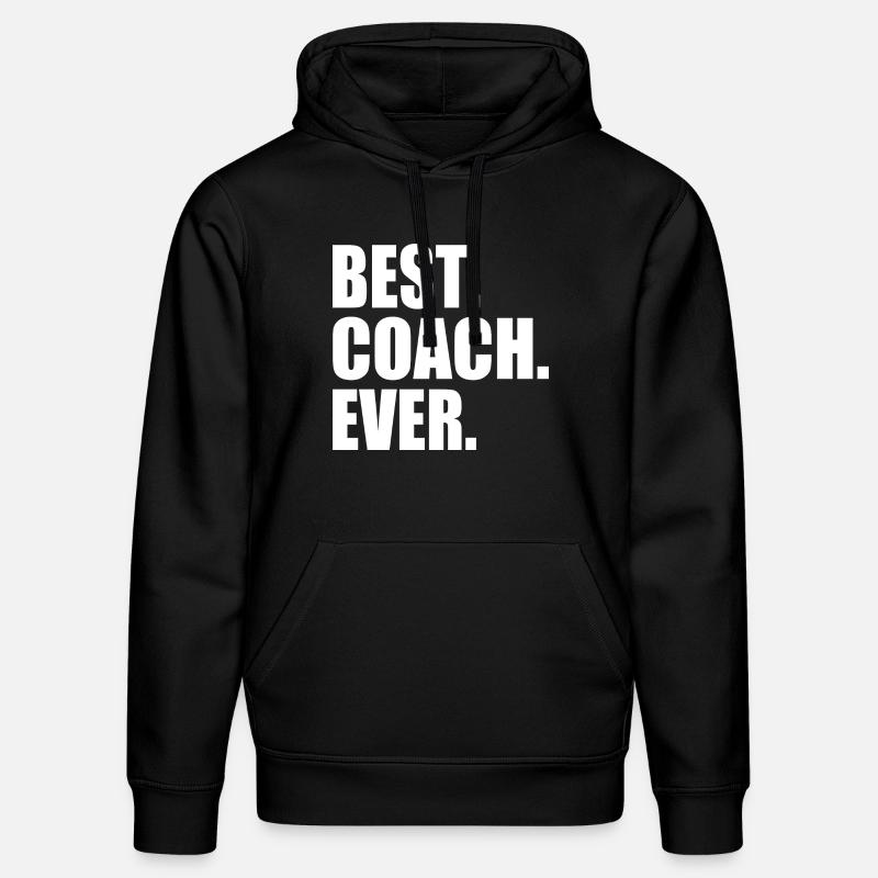 Best coach ever - Sweat à capuche bio DRUMMER Stanley/Stella Unisexe - noir