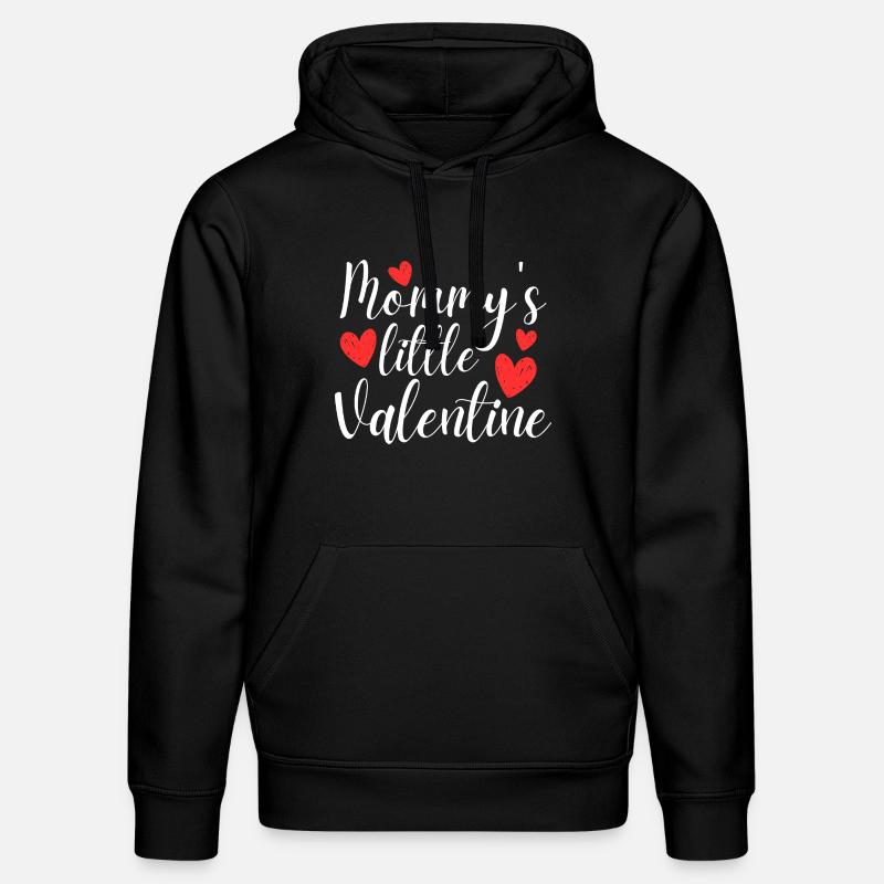 Mommy's Little Valentine - Sweat à capuche bio DRUMMER Stanley/Stella Unisexe - noir