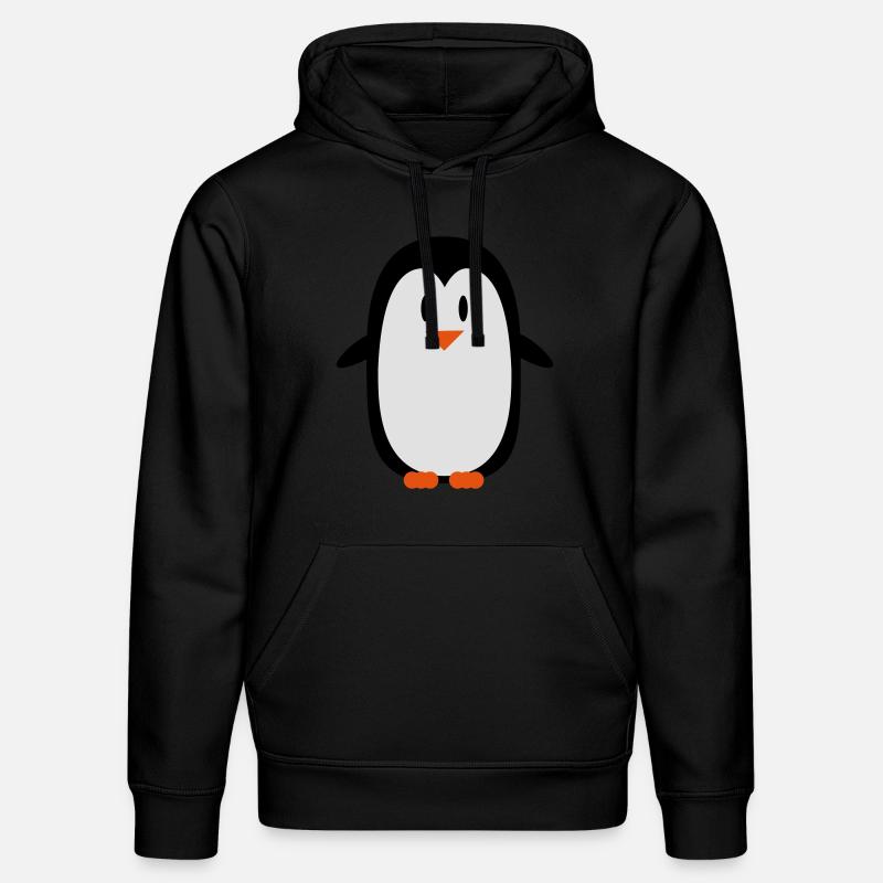 pinguine_c3 - Sweat à capuche bio DRUMMER Stanley/Stella Unisexe - noir