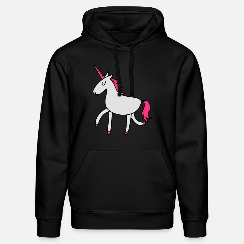 licorne - Sweat à capuche bio DRUMMER Stanley/Stella Unisexe - noir