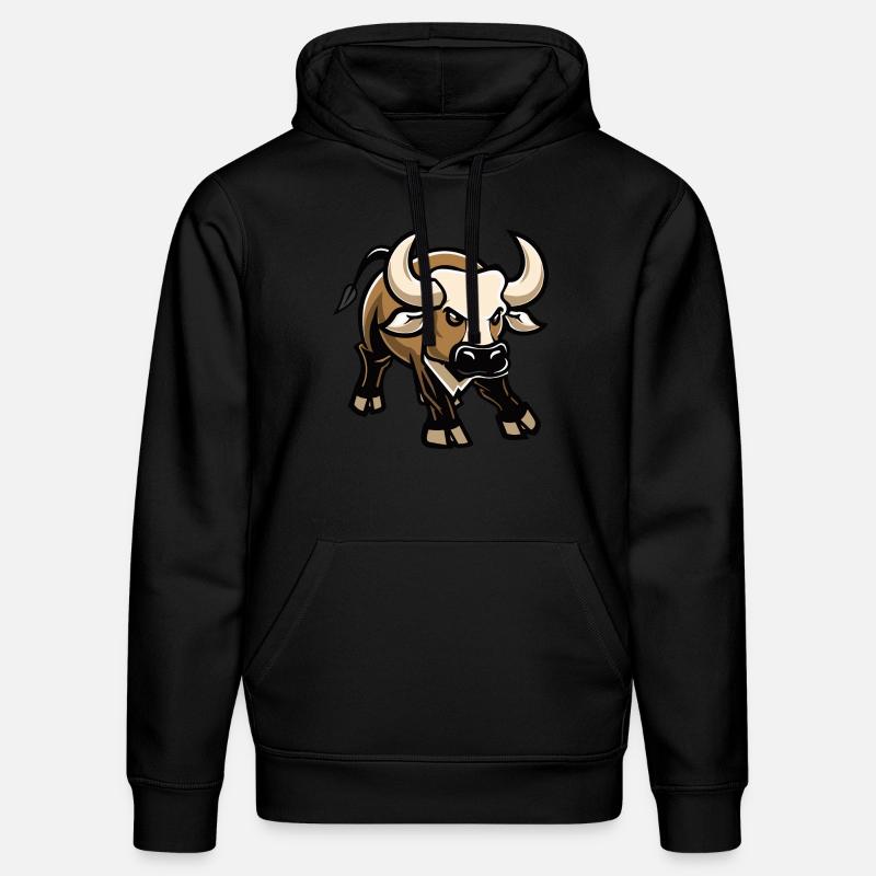 Stier Comic - Stanley/Stella Unisex Bio-Hoodie DRUMMER  - Schwarz