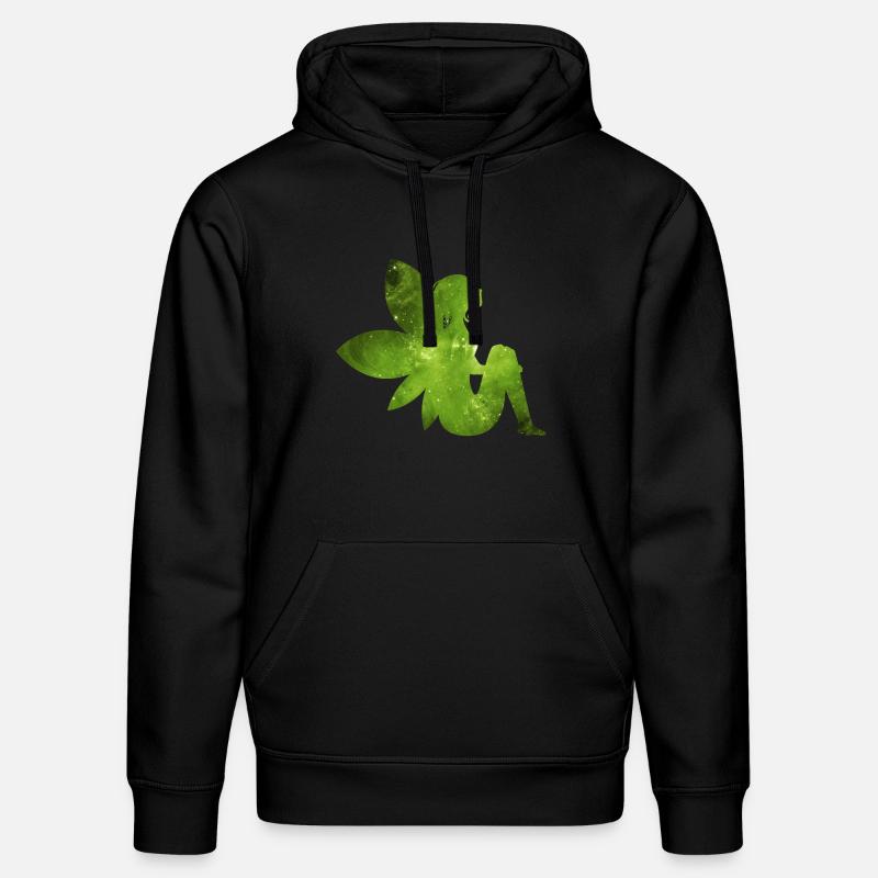 Grüne Fee Geschenk Idee Elfe - Stanley/Stella Unisex Bio-Hoodie DRUMMER - Schwarz