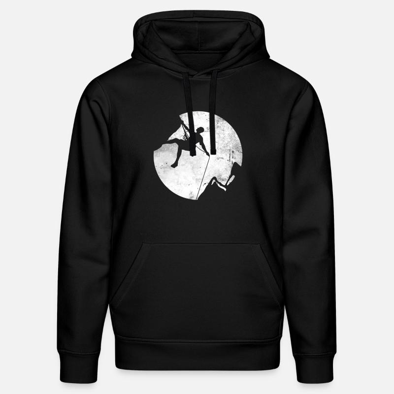 Geschenk Kletterer Boulderer klettern bouldern - Stanley/Stella Unisex Bio-Hoodie DRUMMER  - Schwarz