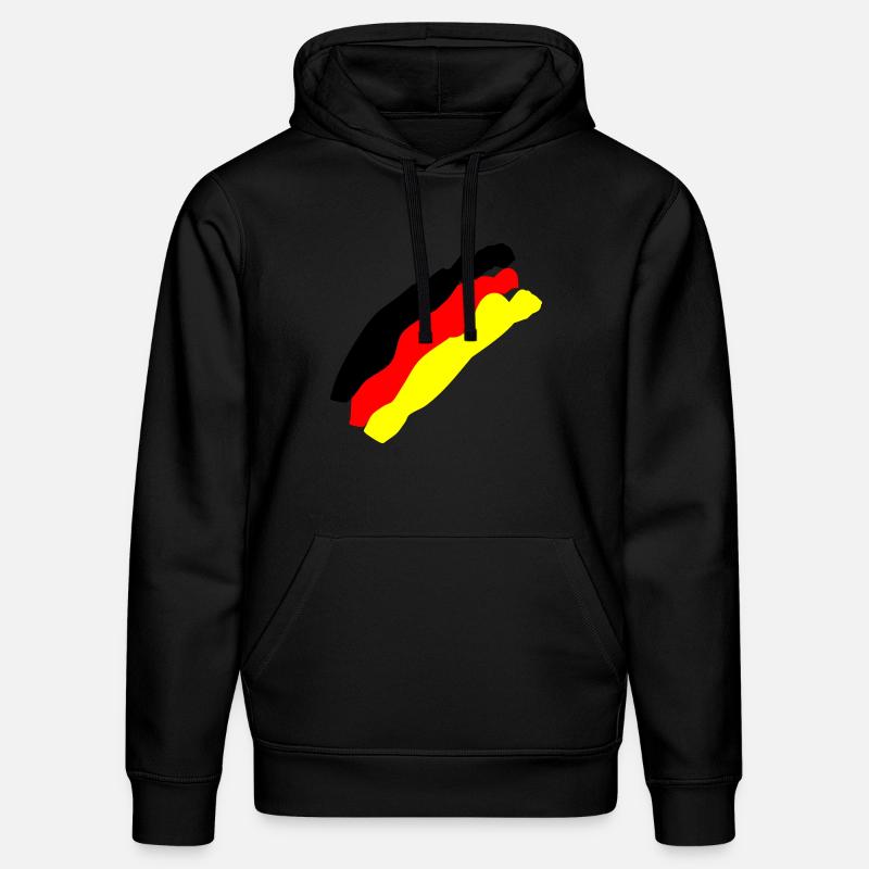 drapeau allemand - Sweat à capuche bio DRUMMER Stanley/Stella Unisexe - noir
