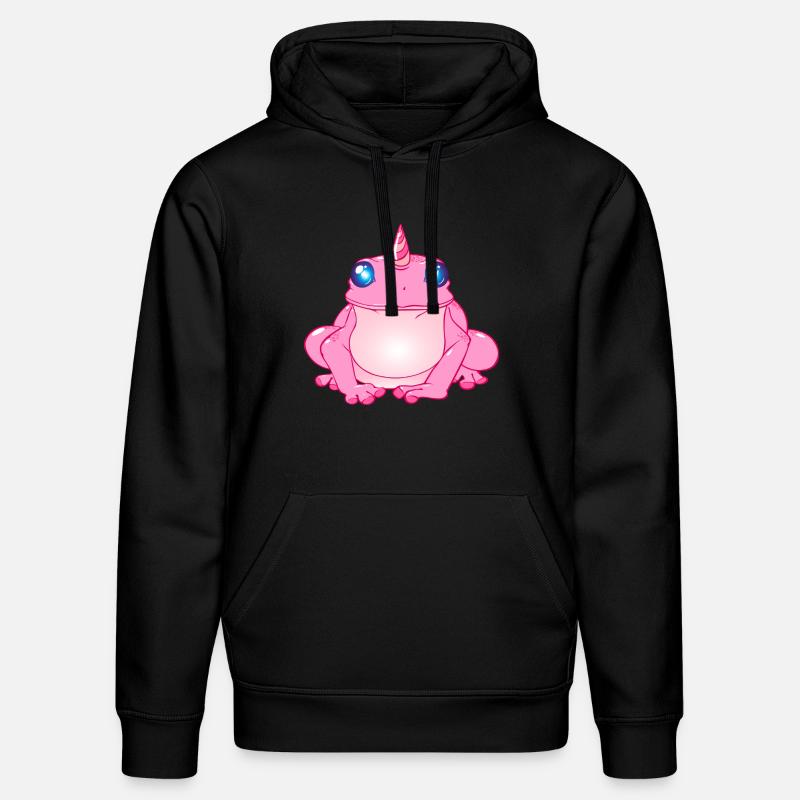 grenouille licorne - Sweat à capuche bio DRUMMER Stanley/Stella Unisexe - noir