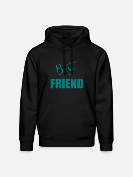BEST FRIEND - Stanley/Stella DRUMMER Unisex Organic Hoodie - black
