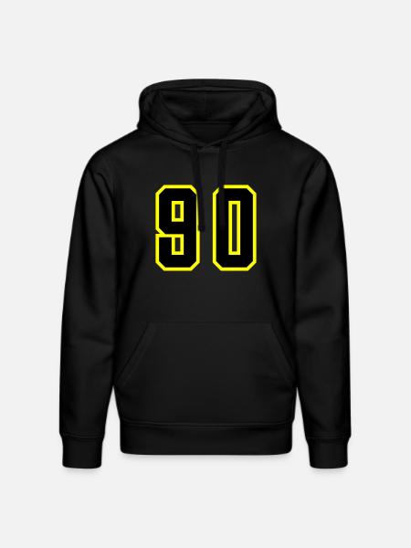 90 Number Leotard - Stanley/Stella DRUMMER Unisex Organic Hoodie - black