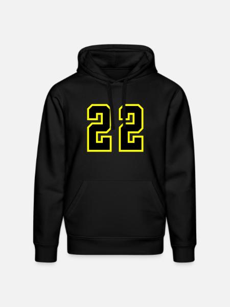 22 Number Leotard - Stanley/Stella DRUMMER Unisex Organic Hoodie - black