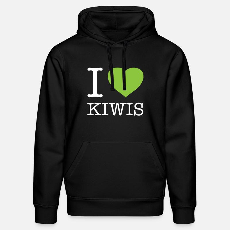 J’ADORE LE KIWI - Sweat à capuche bio DRUMMER Stanley/Stella Unisexe - noir