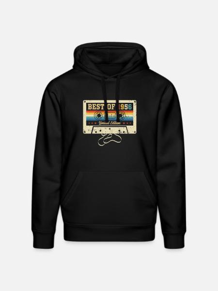 Best Of 1956 70th Birthday  - Stanley/Stella DRUMMER Unisex Organic Hoodie - black