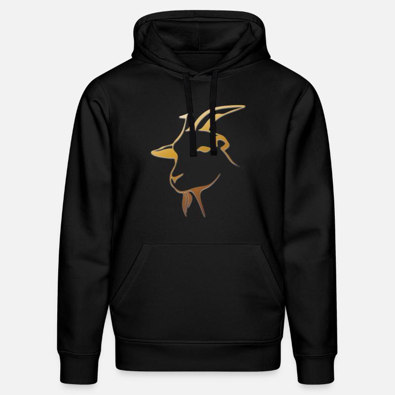 goat28 - Sweat à capuche bio DRUMMER Stanley/Stella Unisexe - noir