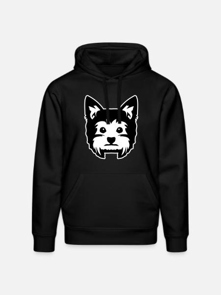 Yorkshire Terrier - Stanley/Stella Unisex Bio-Hoodie DRUMMER  - Schwarz