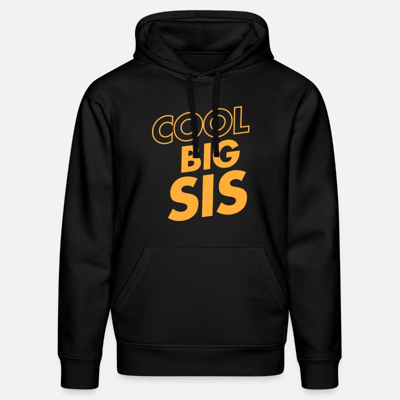 Cool Big Sis - Sweat à capuche bio DRUMMER Stanley/Stella Unisexe - noir