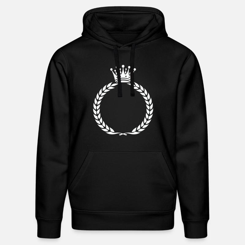 Couronne - Sweat à capuche bio DRUMMER Stanley/Stella Unisexe - noir