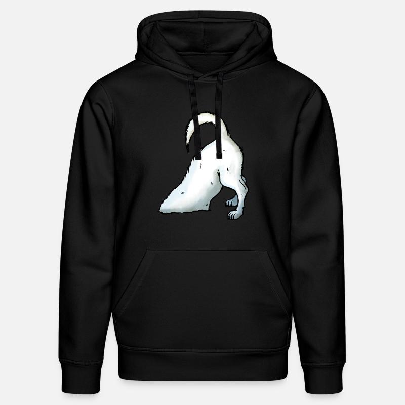 Jack Russell creuse - Sweat à capuche bio DRUMMER Stanley/Stella Unisexe - noir