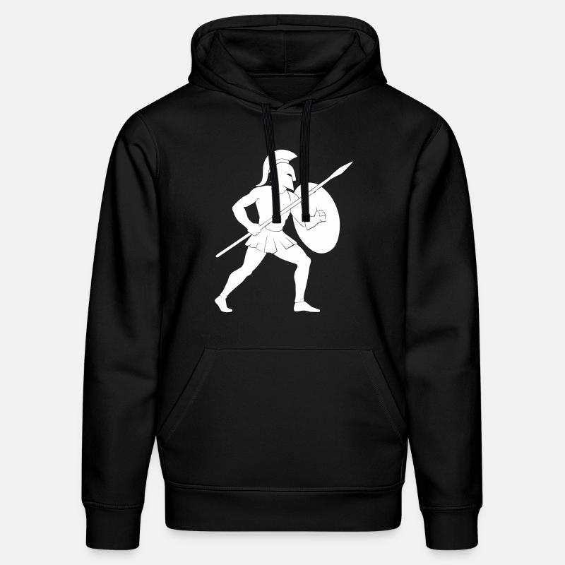 Guerrier spartiate - Sweat à capuche bio DRUMMER Stanley/Stella Unisexe - noir