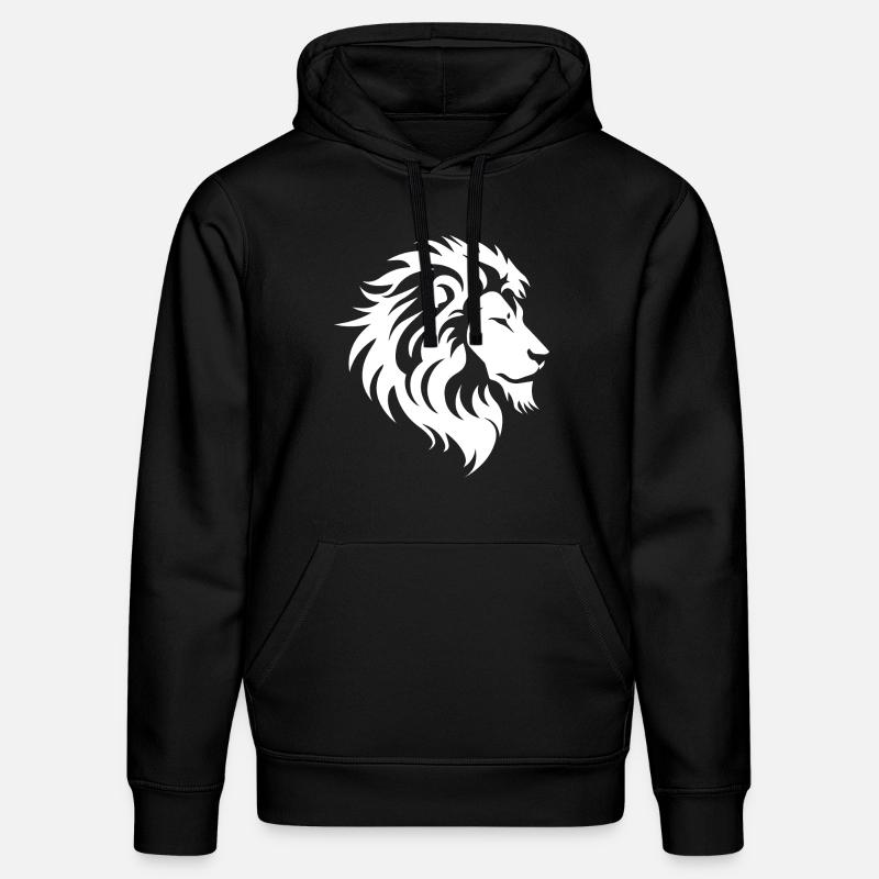 Löwe - Stanley/Stella Unisex Bio-Hoodie DRUMMER  - Schwarz