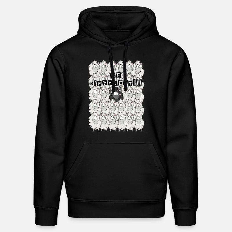 brebis galeuse - Sweat à capuche bio DRUMMER Stanley/Stella Unisexe - noir