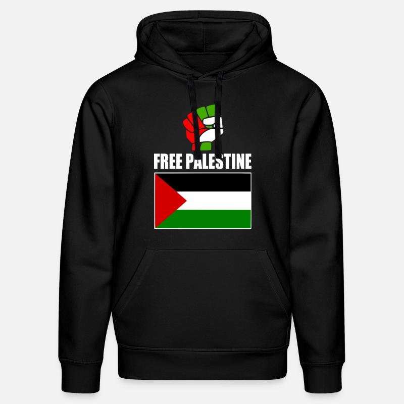 Free palestine - Sweat à capuche bio DRUMMER Stanley/Stella Unisexe - noir