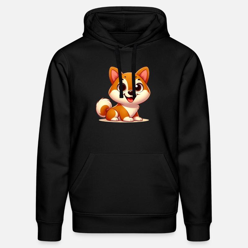 shiba 5 - Sweat à capuche bio DRUMMER Stanley/Stella Unisexe - noir