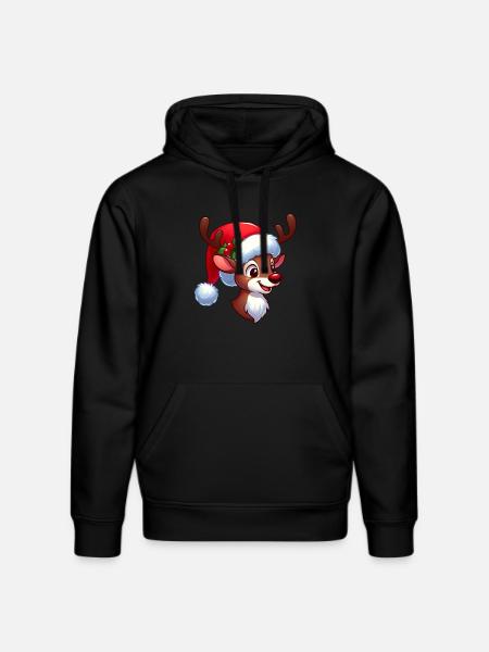 Rudolph 10 - Stanley/Stella DRUMMER Unisex Organic Hoodie - black