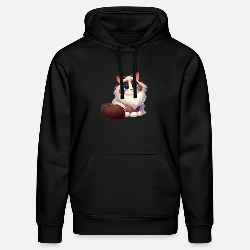 Ragdoll 14 - Stanley/Stella Unisex Bio-Hoodie DRUMMER  - Schwarz