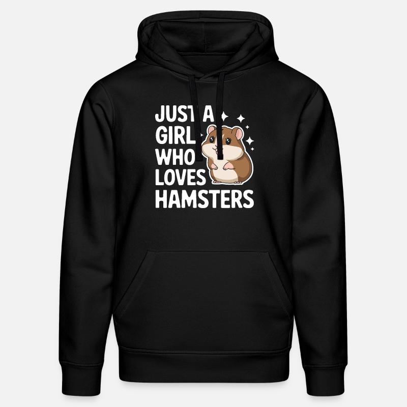 Hamster - Stanley/Stella Unisex Bio-Hoodie DRUMMER  - Schwarz