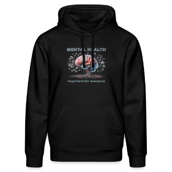 Gesundheit - Stanley/Stella Unisex Bio-Hoodie DRUMMER  - Schwarz - Vorne - Marisol (170cm) & Nik (191cm)