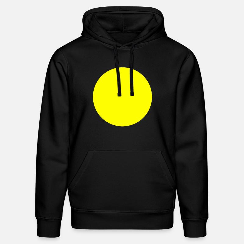 cercle jaune - Sweat à capuche bio DRUMMER Stanley/Stella Unisexe - noir