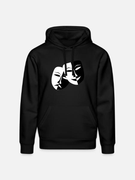Theater Masken - Stanley/Stella Unisex Bio-Hoodie DRUMMER - Schwarz