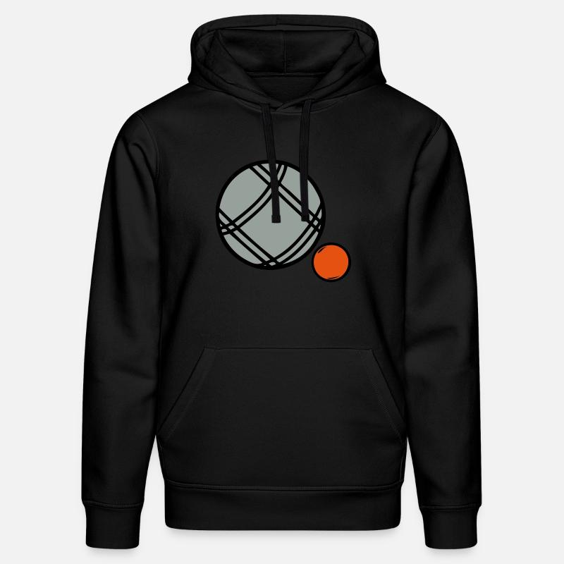 petanque boule sport17 - Sweat à capuche bio DRUMMER Stanley/Stella Unisexe - noir