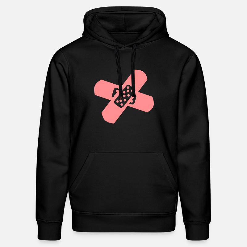 pansement medicale bobo 2 - Sweat à capuche bio DRUMMER Stanley/Stella Unisexe - noir