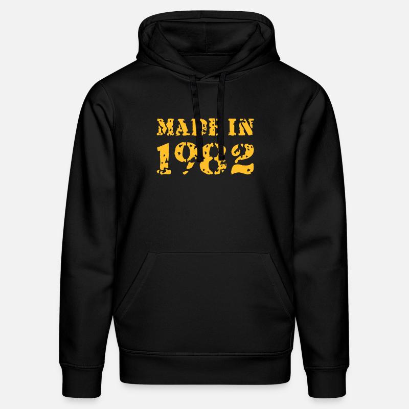 Made in 1982 - Sweat à capuche bio DRUMMER Stanley/Stella Unisexe - noir