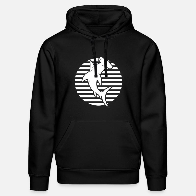 requin-marteau, plongée - Sweat à capuche bio DRUMMER Stanley/Stella Unisexe - noir