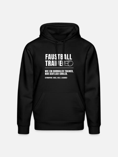 Faustball Trainer Definition - Stanley/Stella Unisex Bio-Hoodie DRUMMER  - Schwarz