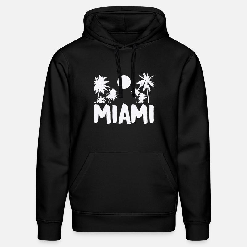 miami- - Stanley/Stella Unisex Bio-Hoodie DRUMMER  - Schwarz