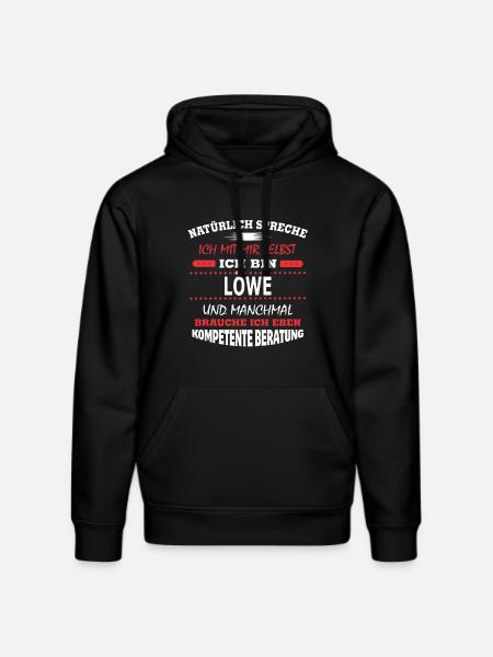 LÖWE - Stanley/Stella Unisex Bio-Hoodie DRUMMER  - Schwarz
