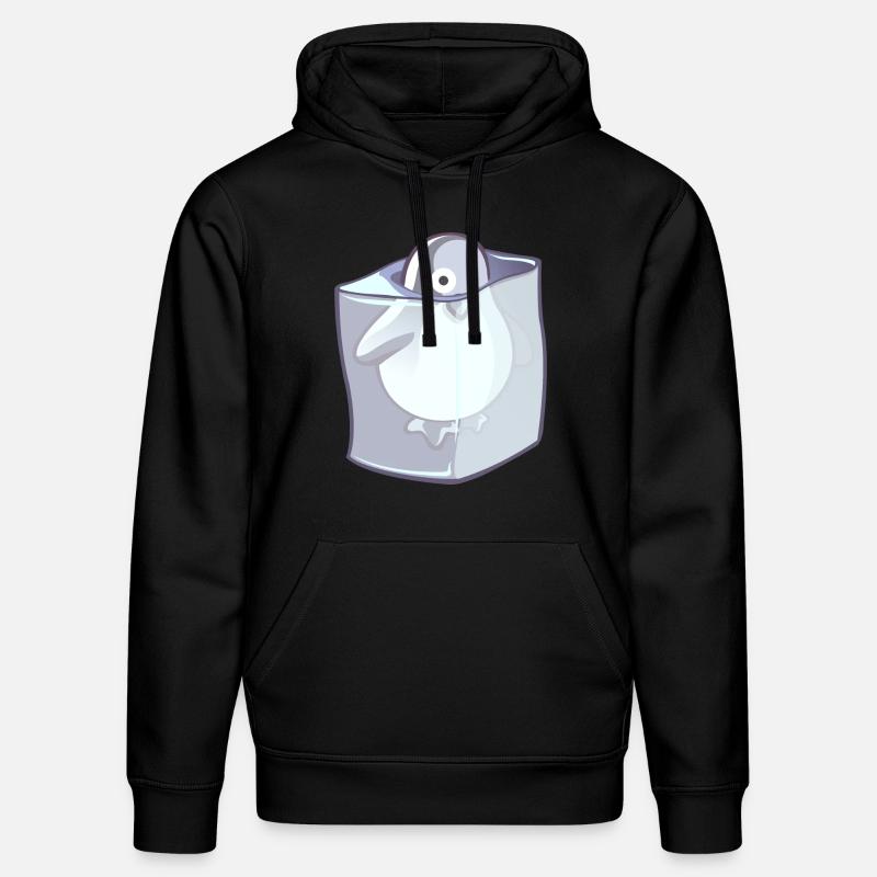 pingouin hyper - Sweat à capuche bio DRUMMER Stanley/Stella Unisexe - noir