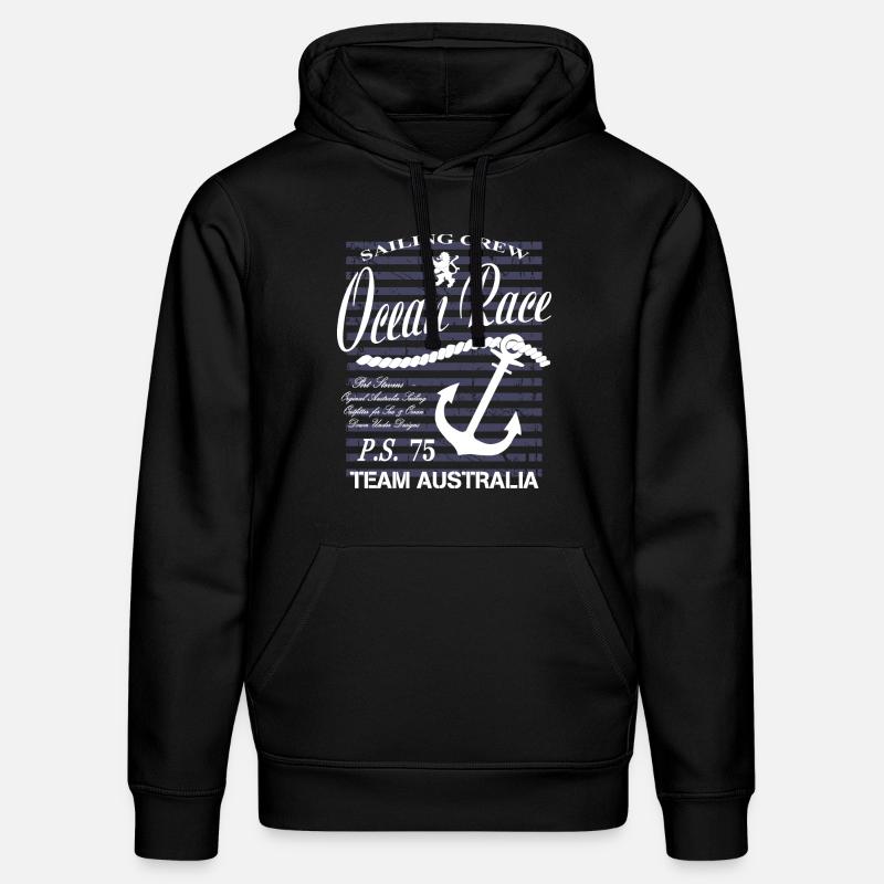 Voile - Ocean Sailing - Sweat à capuche bio DRUMMER Stanley/Stella Unisexe - noir