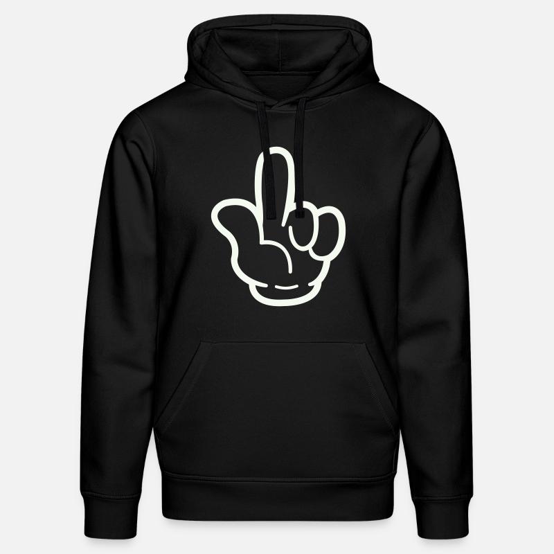 hand comic - Stanley/Stella Unisex Bio-Hoodie DRUMMER  - Schwarz