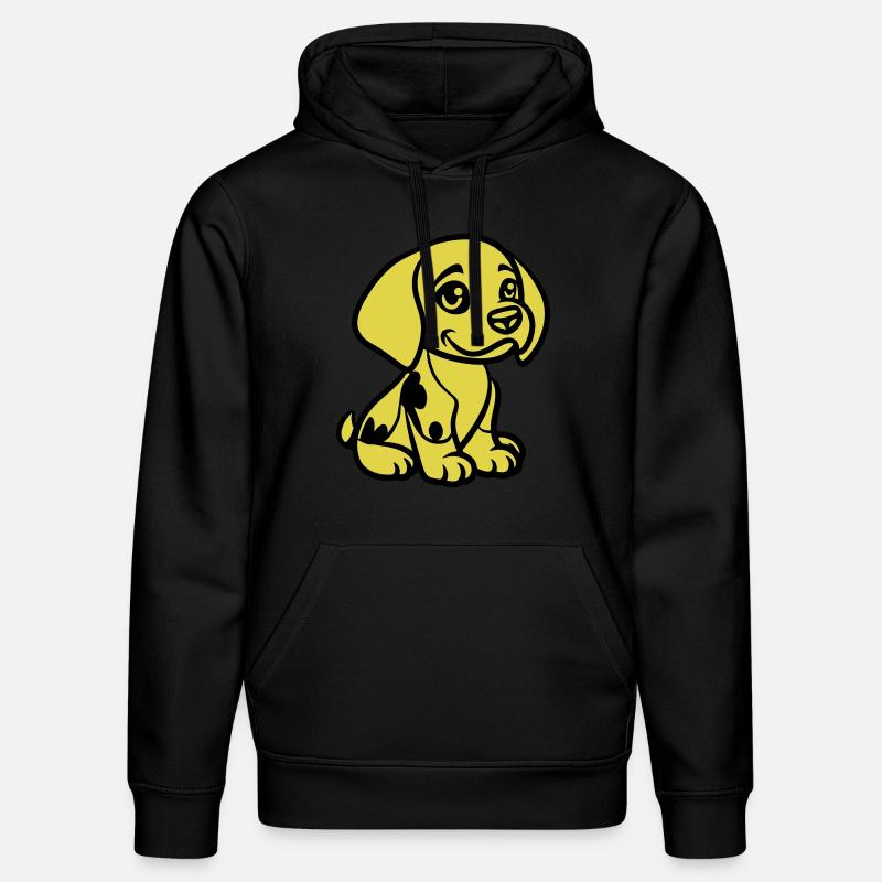 Bande dessinée d’animaux de chien - Sweat à capuche bio DRUMMER Stanley/Stella Unisexe - noir