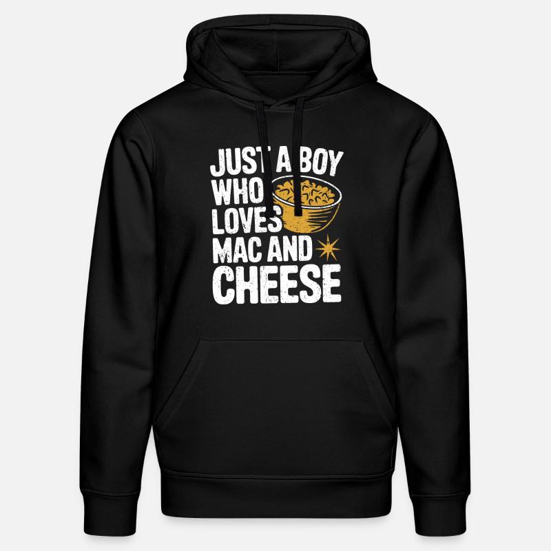 Macaroni au fromage fantaisie - Sweat à capuche bio DRUMMER Stanley/Stella Unisexe - noir