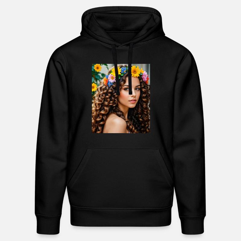 Belle - Sweat à capuche bio DRUMMER Stanley/Stella Unisexe - noir