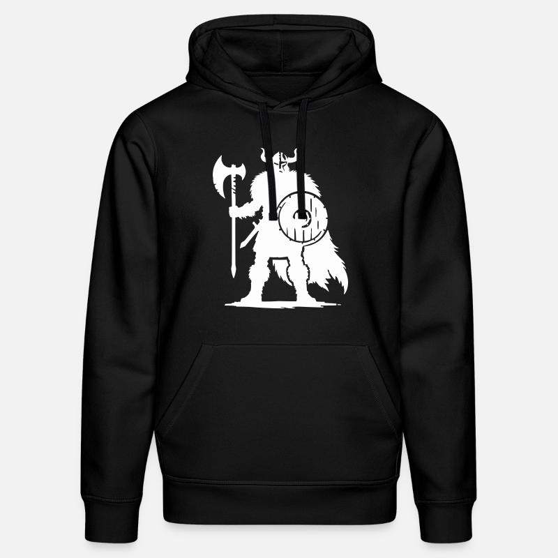 Guerrier viking - Sweat à capuche bio DRUMMER Stanley/Stella Unisexe - noir
