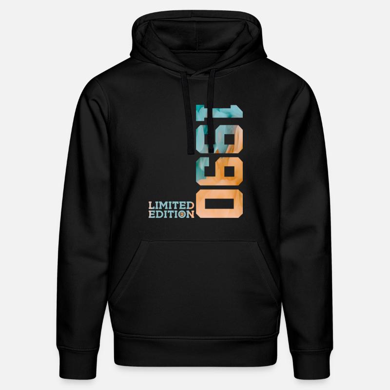 36E ANNIVERSAIRE ÉDITION LIMITÉE 1990 - Sweat à capuche bio DRUMMER Stanley/Stella Unisexe - noir