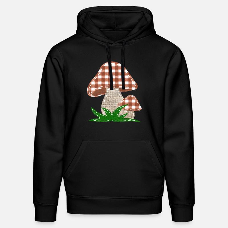 Couser des champignons - Sweat à capuche bio DRUMMER Stanley/Stella Unisexe - noir