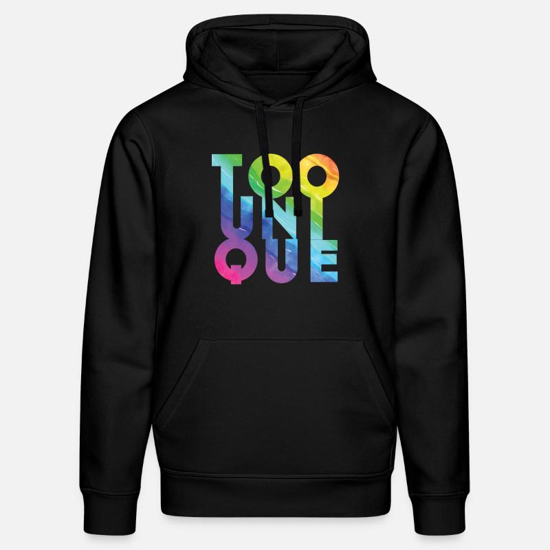 Zu einzigartig - Stanley/Stella Unisex Bio-Hoodie DRUMMER  - Schwarz