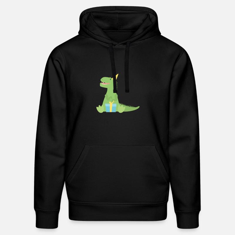 T Rex cadeau d’anniversaire - Sweat à capuche bio DRUMMER Stanley/Stella Unisexe - noir